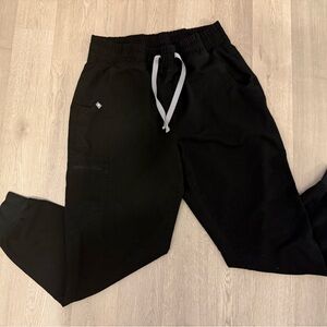 Figs Black Technical Jogger Pants